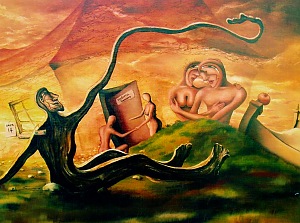 Romantický večer 70 x 90 cm