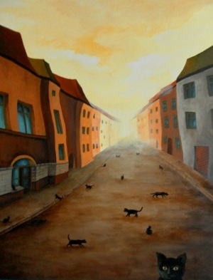 Kočky 50 x 40 cm